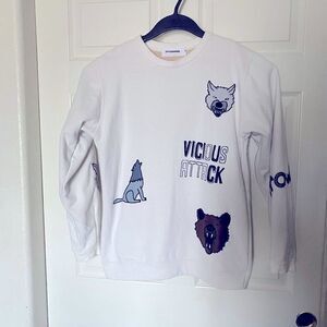 STYLENANDA Women’s 100% Cotton Sweatshirt with 100% Polyester Lining Size M